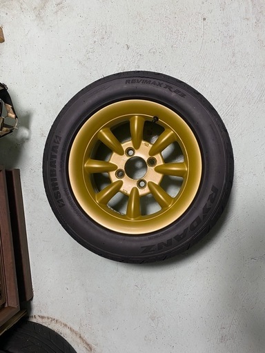 タイヤ（シバタイヤ）ホイール2本タイヤサイズ205、13インチPCD100、