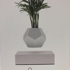 展示品！Flyte Lyfe (ライフ) 宙に浮かぶ 回るプランター 植木鉢 植物用 ホワイト