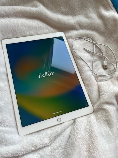iPad Pro 12.9 - 第1代世 - 128 GB - ゴールドピンク充電ケーブル付け