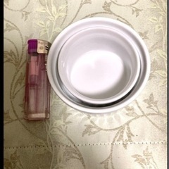ココット皿:白:大小　2個セット:グラタン皿:小鉢:デザート器:食器:陶磁器:ホワイトの画像