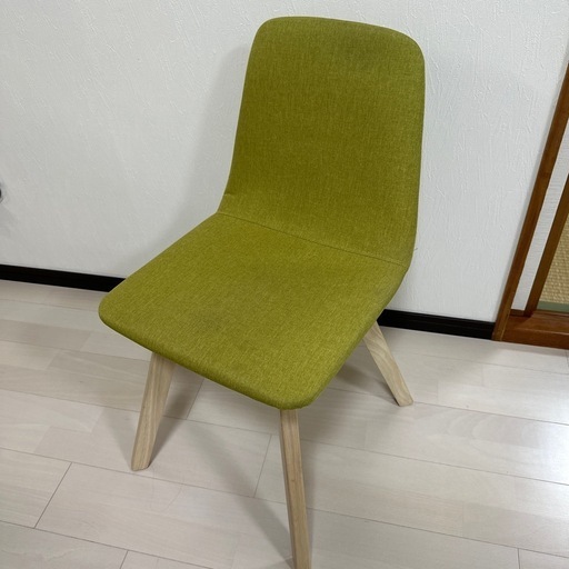 LOWYA ダイニングチェア 椅子 チェア 緑