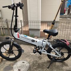 【訳アリ】折り畳み自転車SAME  BIKE（電動アシストですが...