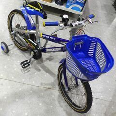 ★状態良好！★ブリヂストン クロスファイヤー キッズ 18インチ 補助輪付【モノ市場東海店】の画像