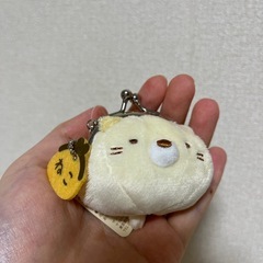 すみっこぐらし　ねこ　がま口ポーチ