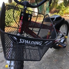 子供用 自転車セット　SPALDING スポルディングの画像
