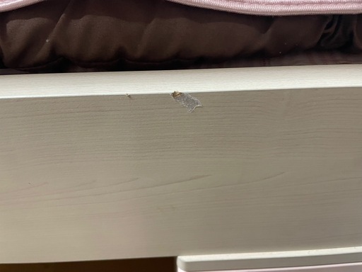 明日解体引き取りがない場合処分ロフト型ベッドタンス付き