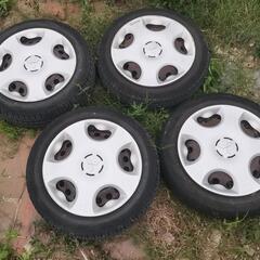 三菱アイミーブ　純正ホイルタイヤセット