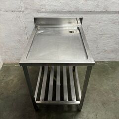業務用 ステンレス製 水切り台 作業台 バッグガードあり W60...