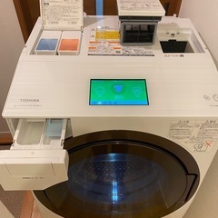 生活家電‼️ドラム式洗濯機‼️東芝~TW-127X8BKR~大容量~11.0kg~7.0kg~タッチパネル~これからの時期に大活躍~TOSHIBA ~ホワイト~ヒートポンプ~省エネ~セットでお得~引越し~家電~中古~リサイクル~リユース~の画像