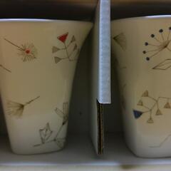 新品♡花柄スクエアカップペア