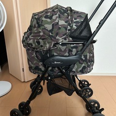 コムペット 　迷彩カラー　ペットカート