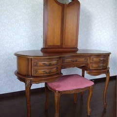 イタリア家具　ドレッサー:猫脚チェア　ヴェローナクラッシックの画像