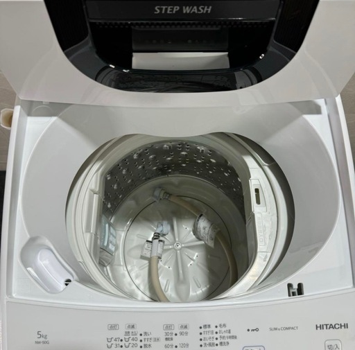 【HITACHI】全自動洗濯機/洗濯容量5.0kg