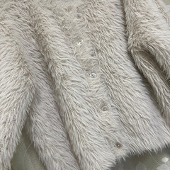 GU フェザーヤーンクロップドカーディガン ふわふわ やわらか Lサイズの画像