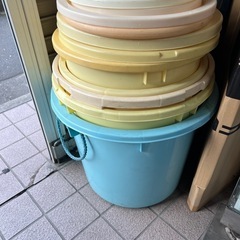 漬物バケツ、ゴミ箱、中、大　まとめ売り