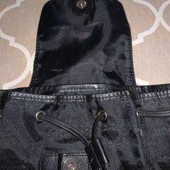 ＭＯＣＡの黒のナイロンリュック（未使用）の画像