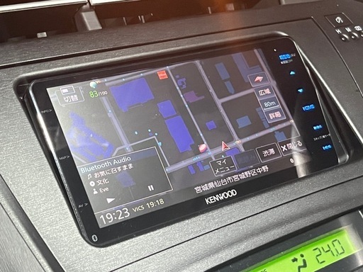 KENWOOD MDV-M705W 地デジ フルセグ Bluetooth ナビ 最新地図