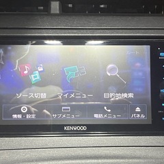 KENWOOD MDV-M705W 地デジ フルセグ Bluetooth ナビ 最新地図の画像