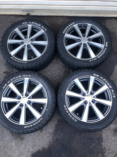 値下げ‼️ マッドタイヤFT-9アルミ付き4本セット