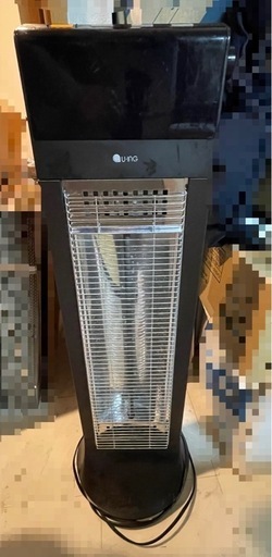 U-ING タワー型ヒーター　黒