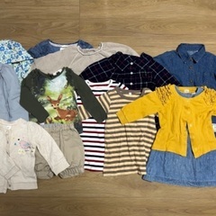 （取引中）女児　長袖ワンピース他　秋服　90サイズの画像
