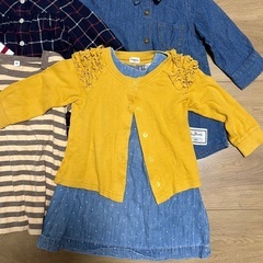 （取引中）女児　長袖ワンピース他　秋服　90サイズの画像