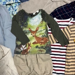 （取引中）女児　長袖ワンピース他　秋服　90サイズの画像