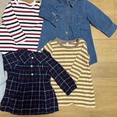 （取引中）女児　長袖ワンピース他　秋服　90サイズの画像