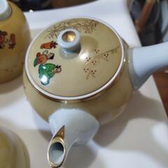新品未使用、九谷角山/急須、湯呑みの画像