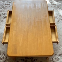 便利！引き出し収納テーブルの画像