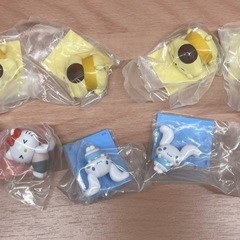 サンリオ ガチャガチャ みんなでヨガ フィギュア シナモン キティ ポムポムプリン マイメロディ ハンギョドンの画像