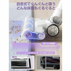 【お話中】新品⭐️強力⭐️28000Pa⭐️掃除機 コードレス 軽量 自立式 サイクロンの画像