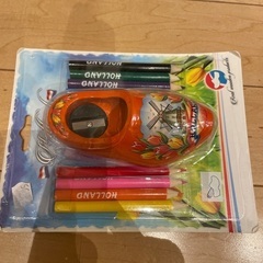オランダ　色鉛筆　鉛筆削り　セット　新品　未開封　未使用の画像