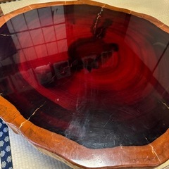 【希少品】【最高級 天然巨木丸太テーブル 一枚板 丸太 