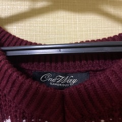 美品　ワンウェイ　ニットの画像