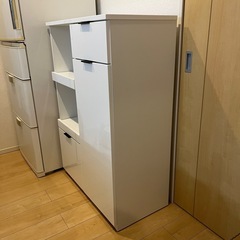 レンジボード　食器棚　キッチンシェルフの画像