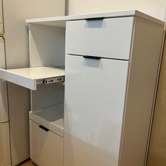 レンジボード　食器棚　キッチンシェルフの画像