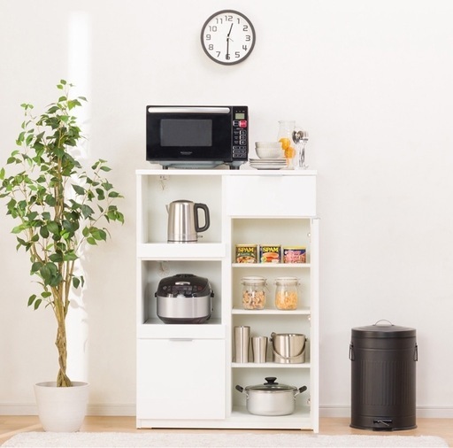 レンジボード　食器棚　キッチンシェルフ