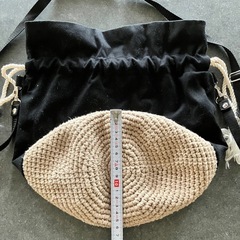 ショルダーバッグ 巾着バッグの画像