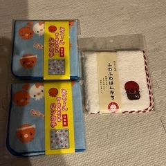 タコのタオルハンカチ