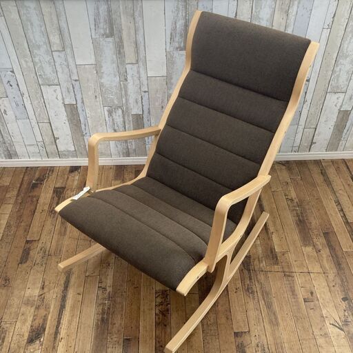 美品★ 天童木工 ロッキングチェア / ナチュラルカラー×ダークブラウン / 定価￥111,100 S-5226WB