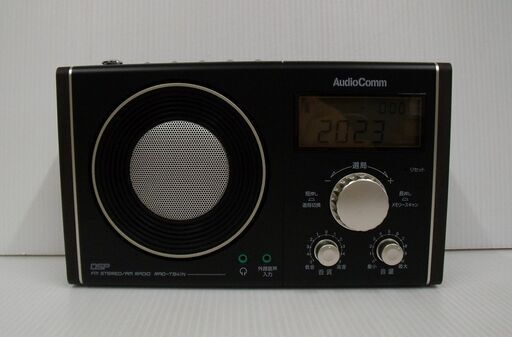 AudioComm AM/FM 書斎ラジオ ワイド RAD-T941N