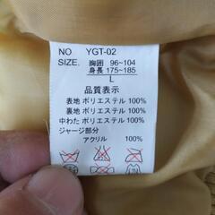 🌈メンズ　袖なしジャンパーLサイズの画像