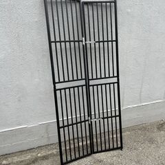 ★ ペットゲート 脱走防止 柵 ロック付 フェンス ドア 猫 多...