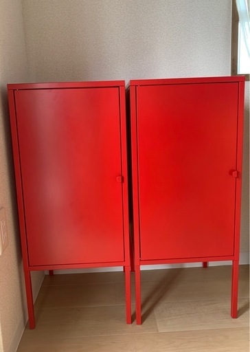 IKEA 2台SET 　リックスフルト キャビネット