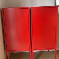IKEA 2台SET 　リックスフルト キャビネット   