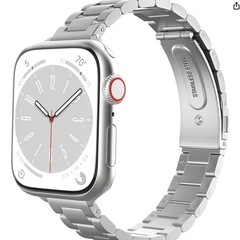 Apple Watch バンドステンレス製 レディース 細い薄型...