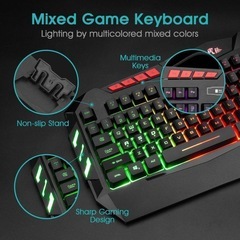 有線ゲーミングキーボードとマウスのコンボ RGB LEDバックライトの画像