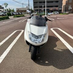 【低走行】YAMAHA MAXAM SG21J 白の画像