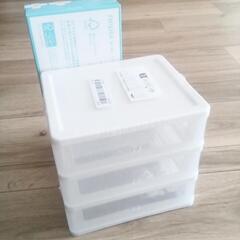 【新品】TEMUミニ収納BOX3段小物入れ